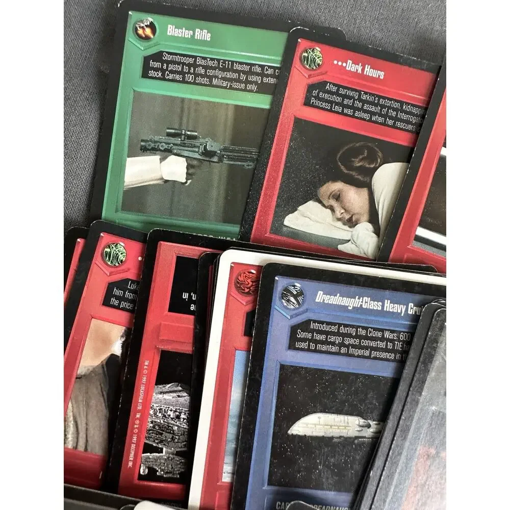 Star Wars Lot of 85 Mixed CCG Cards All Differing Conditions Some Dupes 1995